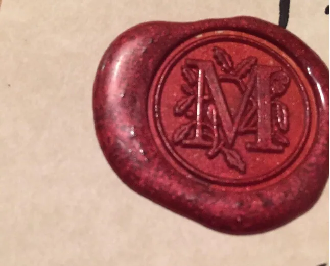 Герметизирующая уплотнительная лента для рукописей винно красного цвета полоса