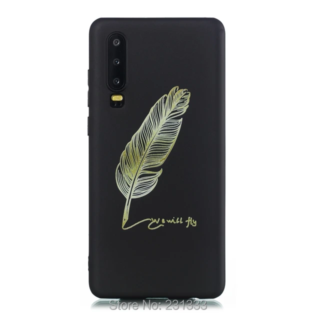 Матовый из ТПУ мягкий чехол с рисунком для Huawei P30 PRO P8 LITE 2017 P10 P20 Y5 2018 Mate 20 Pro Y9 Y6 2019