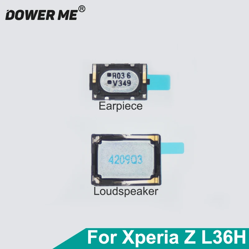 

Dower Me Top Ear Speaker Earpiece Bottom Loudspeaker With Adhesive Sticker Flex Cable For Sony Xperia Z L36H LT36 C6602 C6603