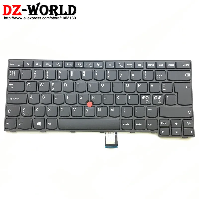 Новая Оригинальная Скандинавская клавиатура NDC для ноутбука Lenovo Thinkpad E450 E450C E455 E460