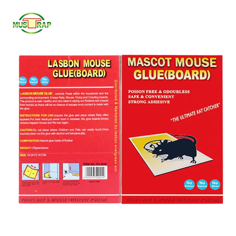 98g/pcs Mouse Board Sticky Rat Glue Trap Mice Catcher Non-toxic Refused to Pests Infringement of Their Home | Дом и сад