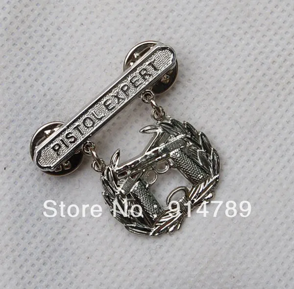 Значок для профессиональной квалификации пистолета США 32174|badge holder|shooting carshooting black