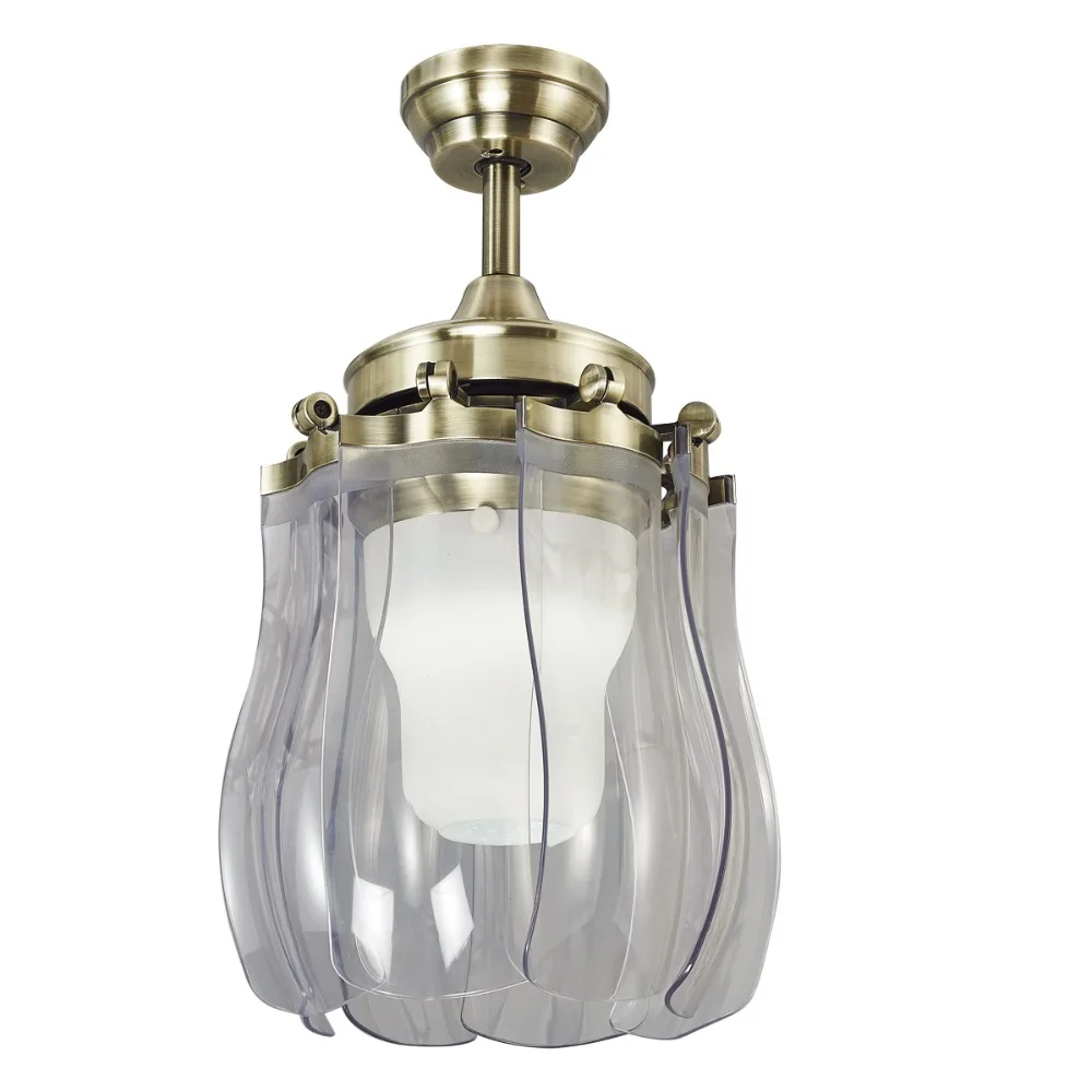 Винтаж потолок вентилятор светодиодный потолочный светильник с Дистанционное