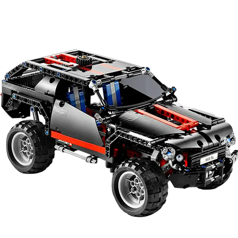 SUV Racing Car Model Building Block Eductional Toy DIY Brick 7ron 3341 Extreme Cruiser Compatible With Legoing Technic8081 | Игрушки и