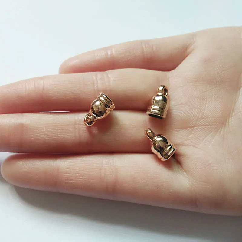 Аксессуары для аксессуаров: кожаный шнур ожерелье Концевики петли текстурные