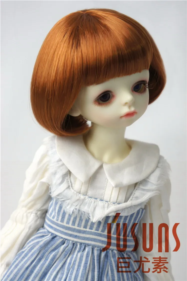 JD478 Размер 9-10 дюймов для моды BJD парик-Боб с полным взрыва кукла парик милая кукла волосы высокого качества модные куклы парики