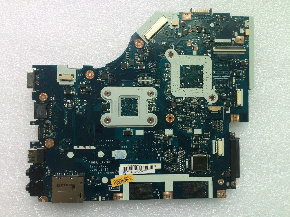 Бесплатная доставка материнская плата P5WE6 LA-7092P для acer 5250 5253 gateway serise с процессором