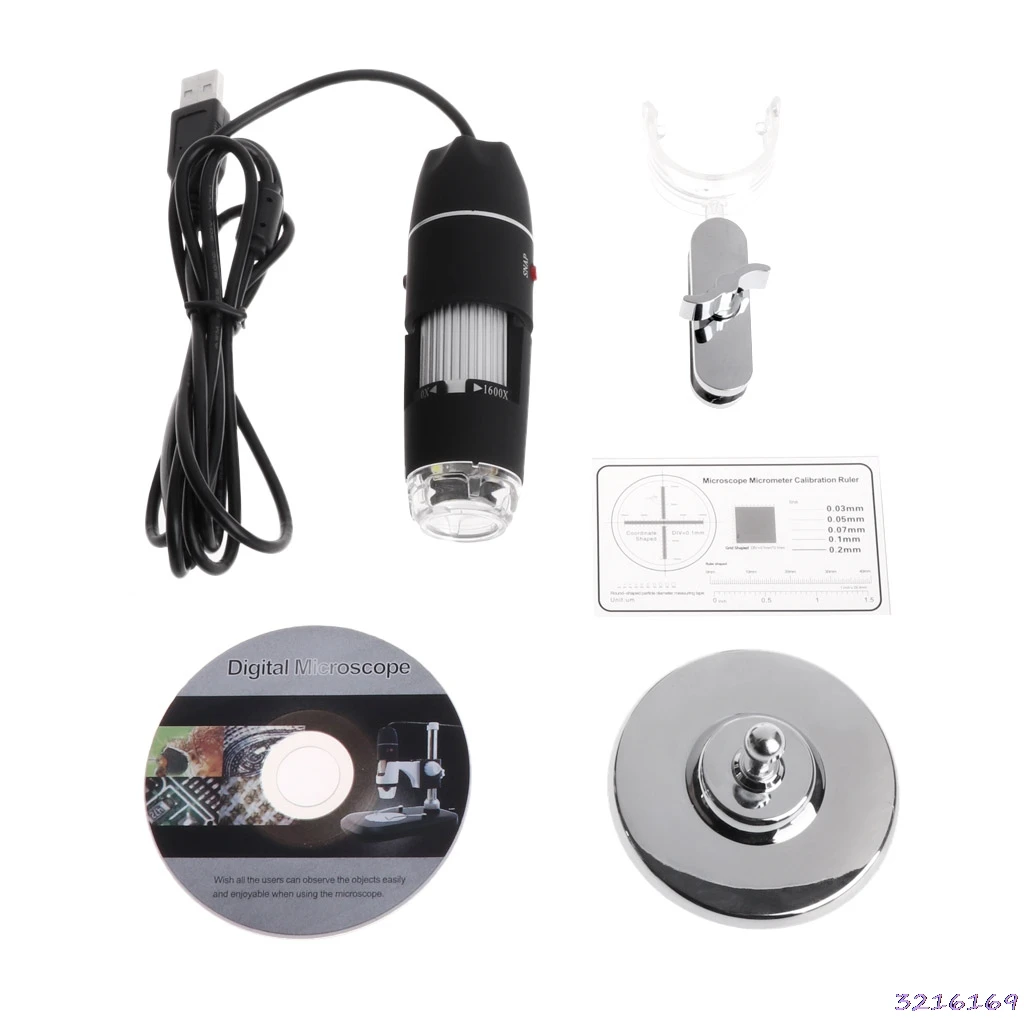 1600X Microscope 8 LED USB Digital Handheld Magnifier Endoscope Camera | Инструменты