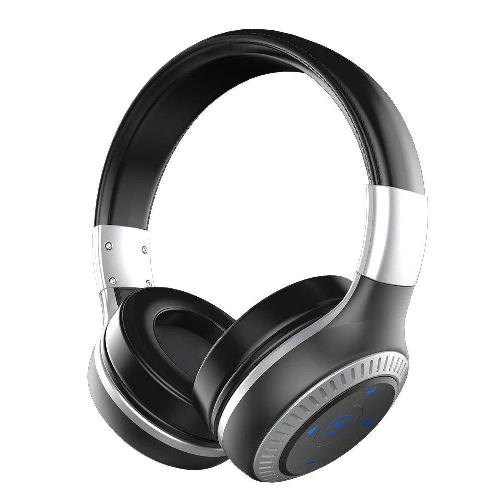 ZEALOT B20 стерео Bluetooth наушники с микрофоном с басом сенсорное управление беспроводная гарнитура для телефонов компьютер - Цвет: Sliver