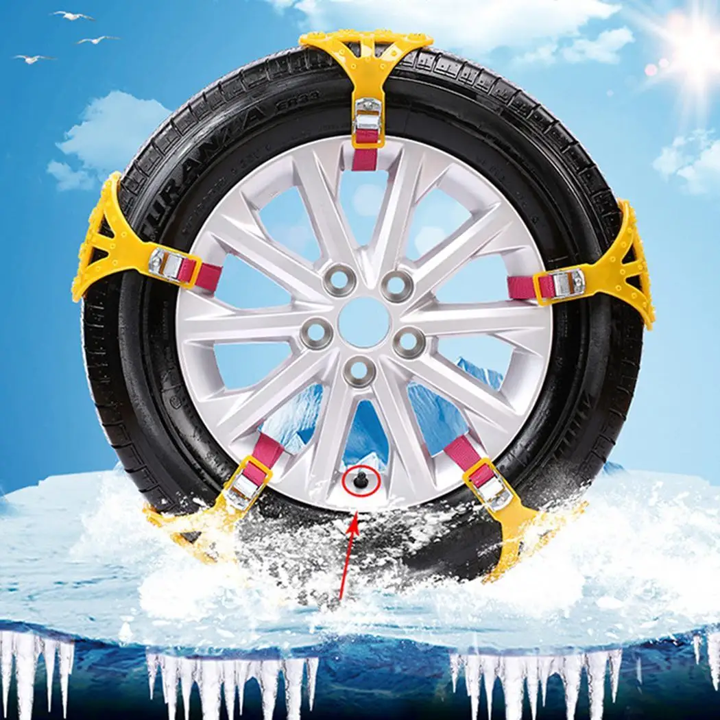 Muddy Ice Snow противоскользящая автомобильная шина лед песок дорожная цепная Пряжка