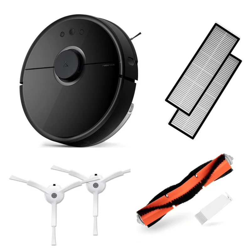 Xiaomi вакуум Roborock S50 робот-пылесос S55 Smart планируется очистки 2000 Pa супер Мощность всасывания приложение Wi-Fi для Управление - Цвет: S55 with Extra Parts