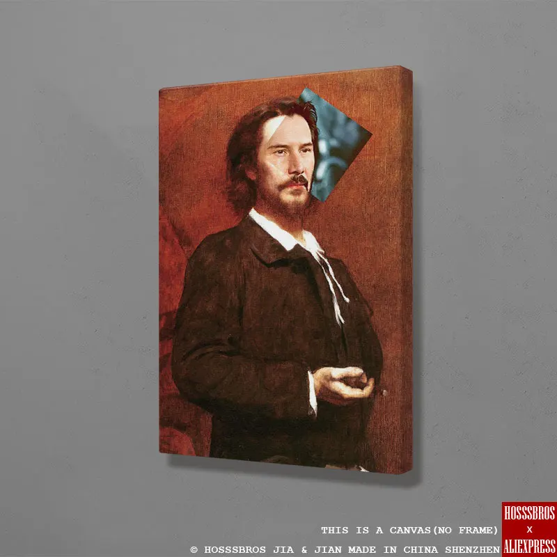 Оригинальная картина Keanu reвс настенное искусство холст для подростков гостиной