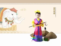 cao cong cheng xiang clever boy caocong weigh the elephant new design photo house boys costume photo costume