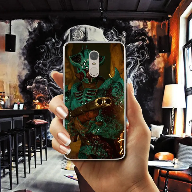 Силиконовые игры Doom монстров мягкий TPU чехол для мобильных милые Чехлы телефона