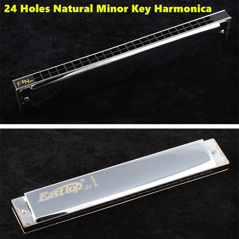 Гармоника с 24 отверстиями музыкальная гармоника отверстиями|tremolo harmonica|easttop