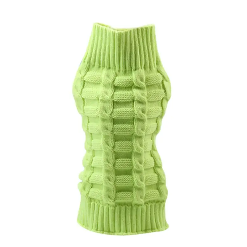 Теплый свитер для собак Повседневный вязаный кашемировый с витой веревкой