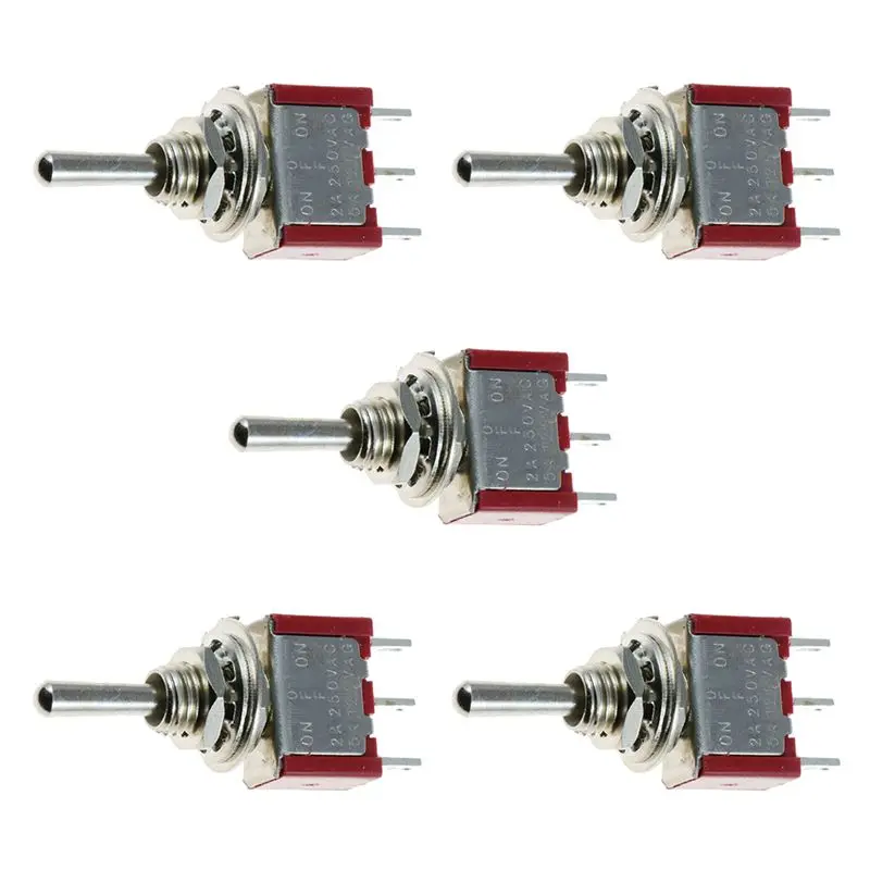 5 х мини мгновенный (ВКЛ) Off(On) тумблер модели железнодорожного Досуг SPDT 12V
