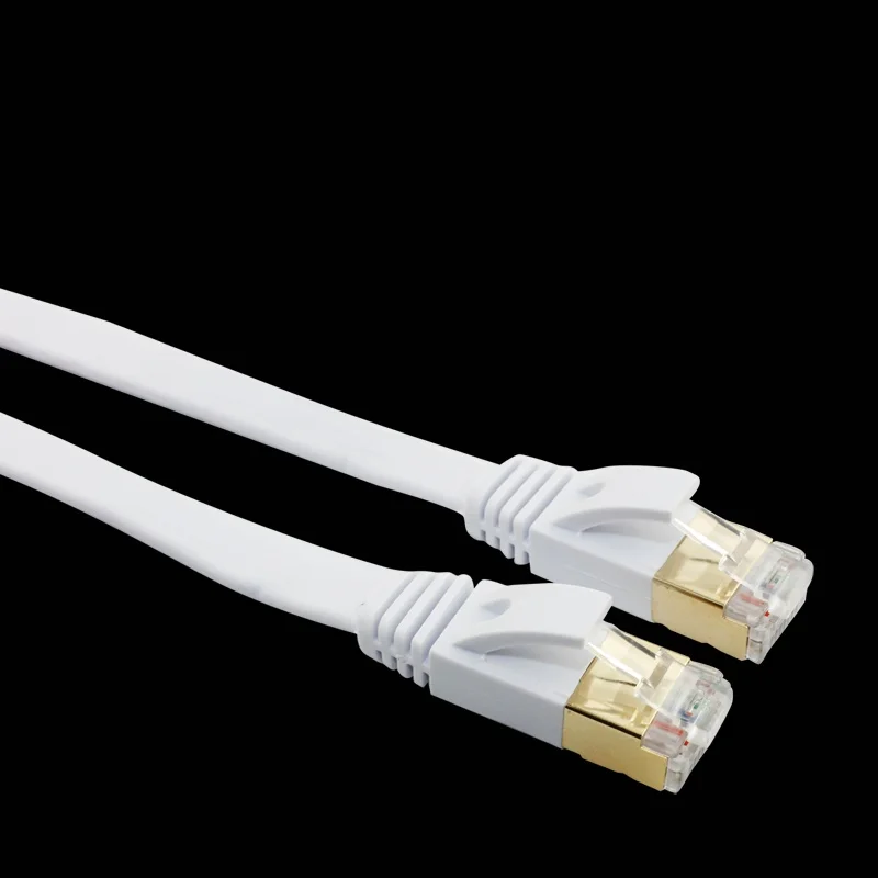 Плоский сетевой Ethernet-кабель RJ45 600 МГц 1/2/3/5/10/15/20/30 м ноутбук |