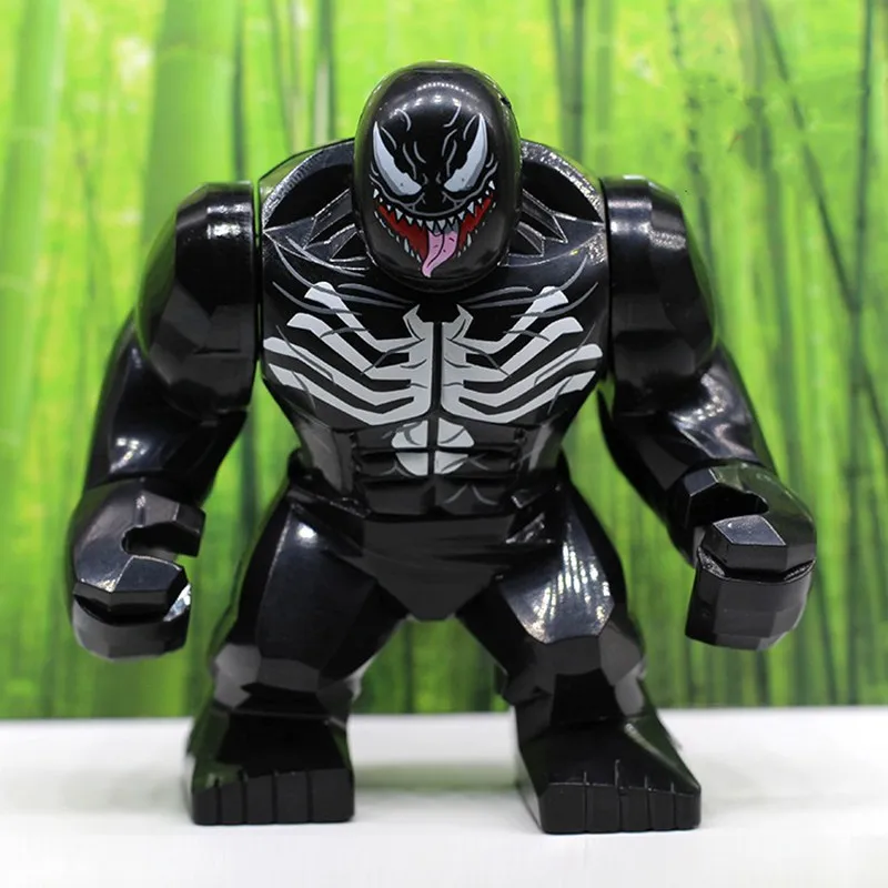 Одиночная большой агент Venom анти Веном Riot Carnage Зеленый Фонарь Халк Бастер Гоблин танос Строительный Блок Детские игрушечные фигурки - Цвет: XH888