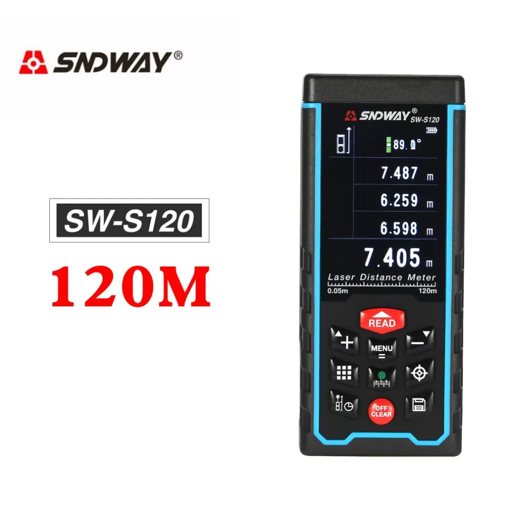 SNDWAY SW S80/120 80/120 м ручной лазерный дальномер trena лазерная рулетка расстояние
