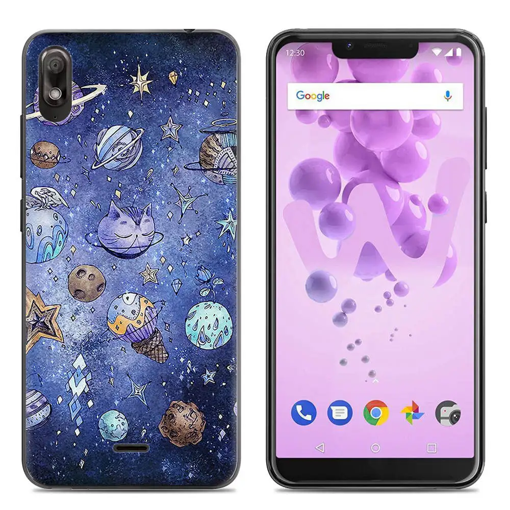 9 Мягкий силиконовый чехол для телефона чехол для Wiko View 2 Go 5,93 дюймов TPU модный цветной узор окрашенный прозрачный чехол - Цвет: 9