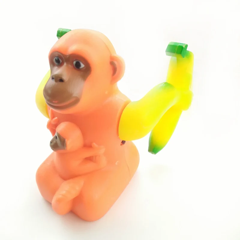 May Turn A Bucket Children Light Music Monkey Playing Electric Flip Orangutan Toys Unisex Electronic Plastic Sounding 2021