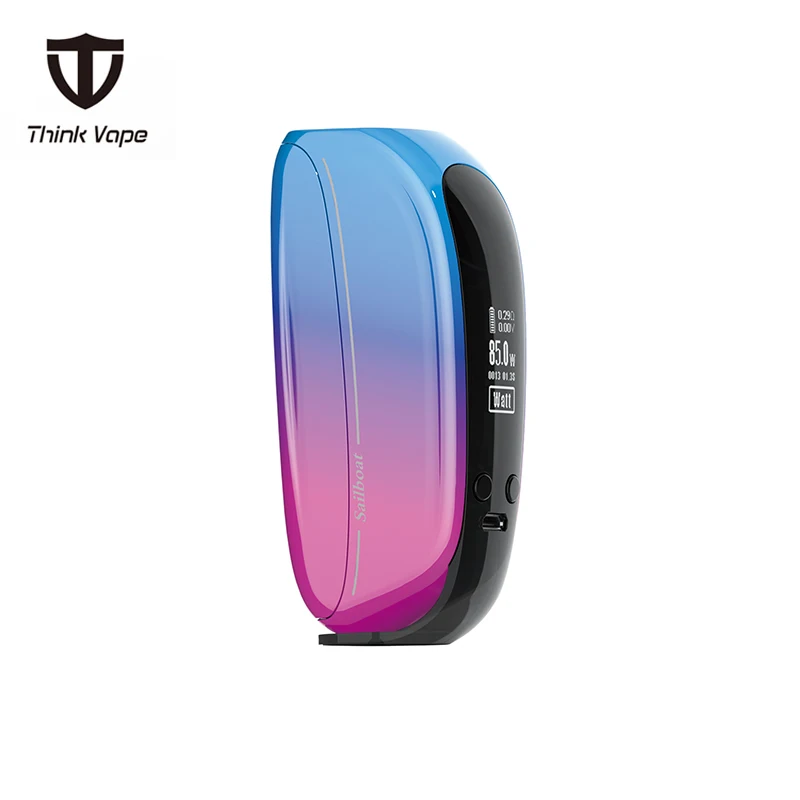 Новейший Thinkvape Sailboat контроль температуры 85 Вт коробка Mod Think Vape Bypass mod 510 нить