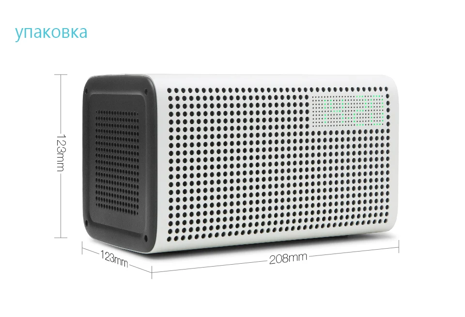 GGMM E3 Bluetooth Колонка 10 Вт Мощный WiFi динамик s Hi-Fi со светодиодный громкий динамик с поддержкой будильника многокомнатный игровой
