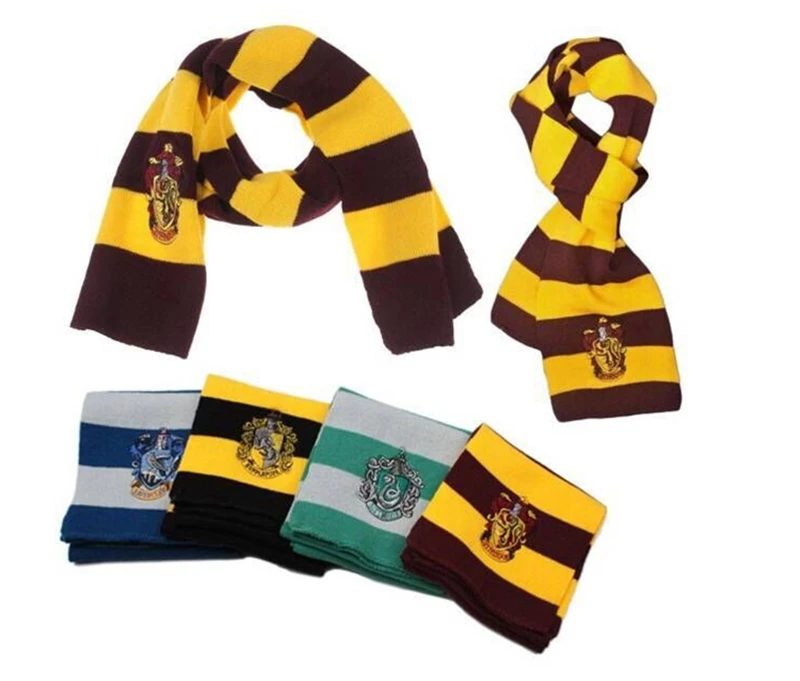 ZRM модный шарф шарфы Гриффиндор Слизерин Hufflepuff Ravenclaw Potter's шарфы Carnaval маскарадные костюмы для детей Hallowe