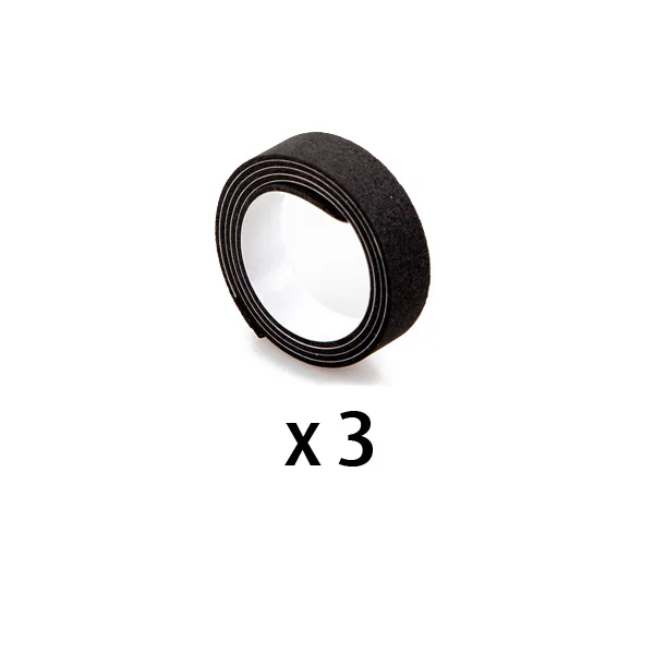 3x Black Tape Защитная пленка для настольного тенниса(не липкая пленка) боковая лента Набор аксессуаров для пинг-понга Tenis De Mesa - Цвет: 3x Black Tape