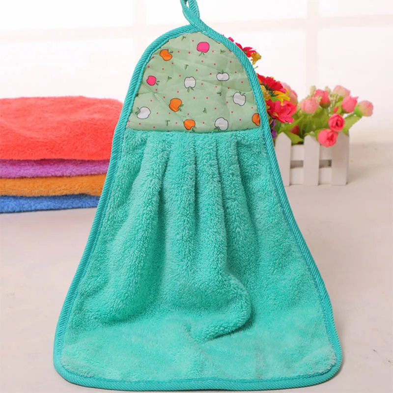 1 шт. полотенце для рук из кораллового бархата | Дом и сад