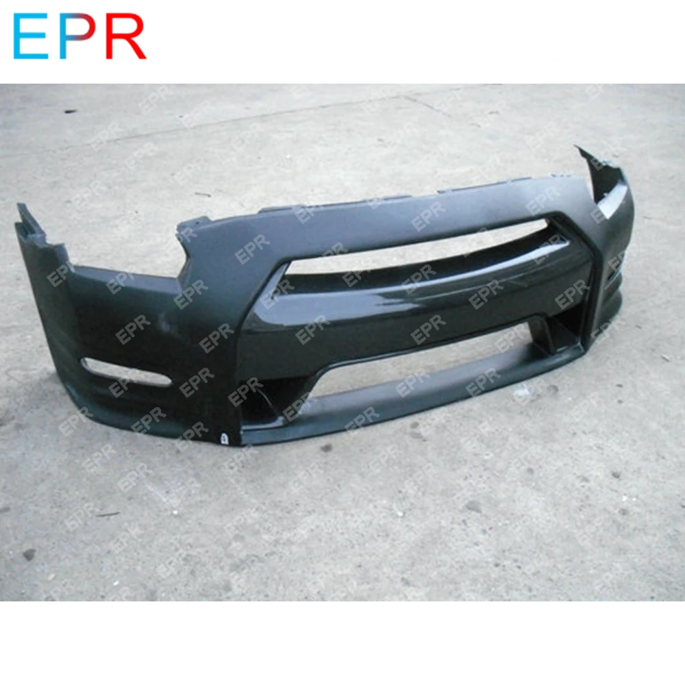 Для Nissan GTR R35 (2011 2013) стекло волокно OEM стиль передний бампер w/o LED (DBA бампер) тюнинг