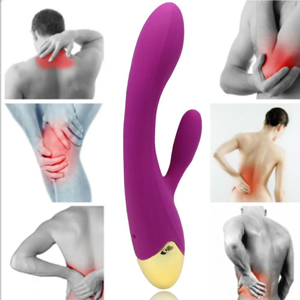 10 скоростей Многофункциональный Электрический массажер перезаряжаемый