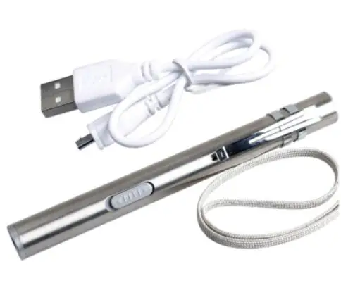 

Перезаряжаемый фонарик Huppgou из нержавеющей стали