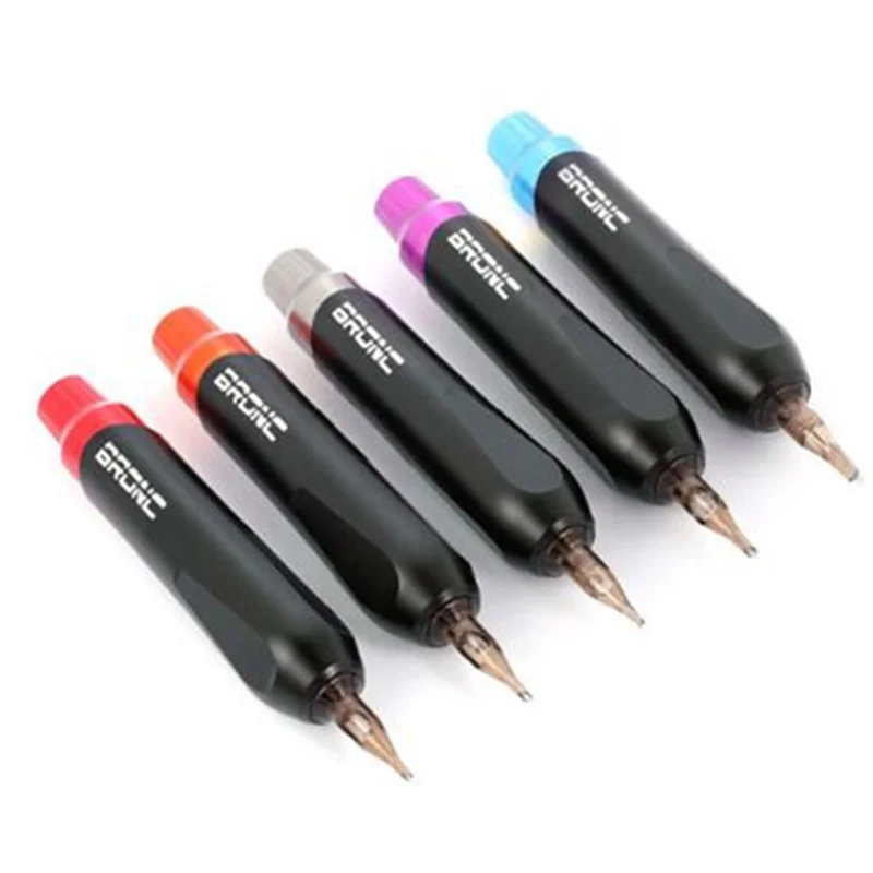 Original Premium BRONC Rotary Cartridge Tattoo Machine Pen Type Japan Motor + Free One Box Needles (20Pcs/Box) | Красота и здоровье