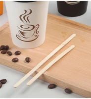 5000 pcs 14cm 19cm disposable natural wood coffee stirrers 5 5 7 5 wooden drinking drink stir cupcake sticks cafe coffee shop