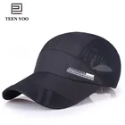 Быстросохнущая летняя кепка от солнца для мужчин и женщин, Снэпбэк Кепка с козырьком, дышащая Кепка, Женская Повседневная сетчатая бейсболка