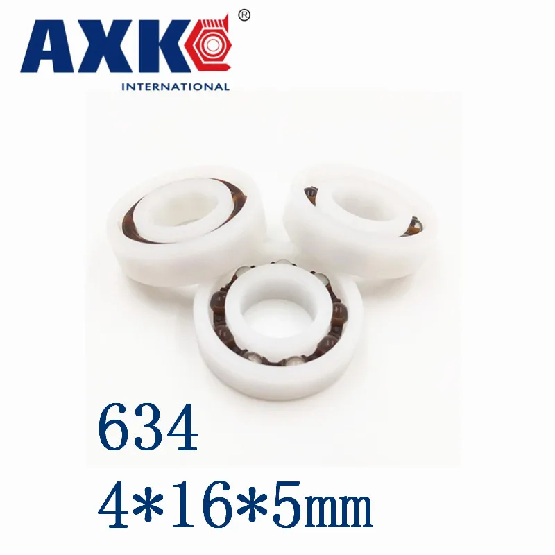 

Axk 634 Pom (10pcs) Plastic Ball Bearings 4x16x5 Glass Balls 4*16*5mm