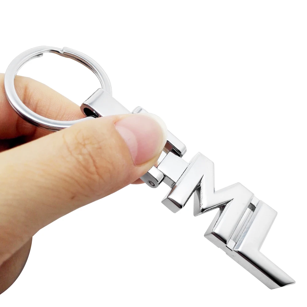 Автомобильный брелок для ключей 3D ML логотип Стайлинг Mercedes Benz AMG W176 W201 W203 W204 W211 W212