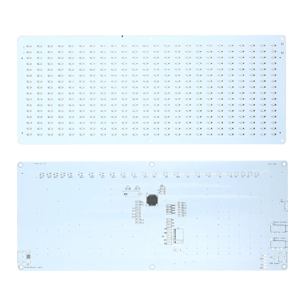 DIY kit Цифровой музыкальный спектр дисплей комплект SCM светодиодный модуль изменение с ритмом музыки компоненты, припаянные самостоятельно