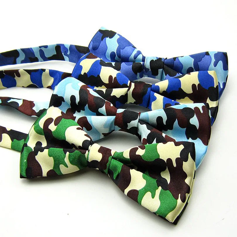 2017 военные энтузиасты Досуг галстук бабочка новинка Камуфляж армейский зеленый
