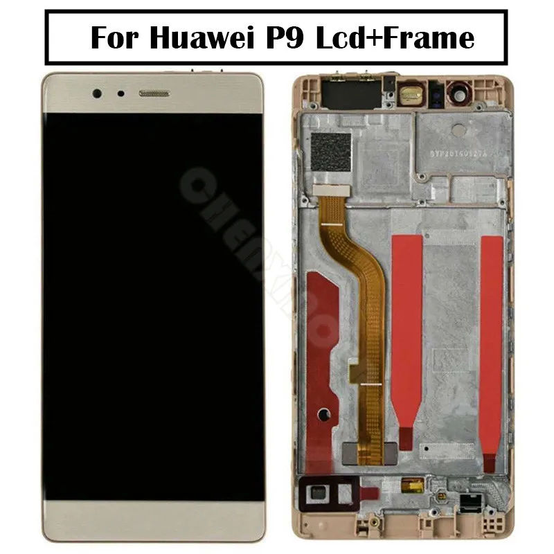 Для Huawei P9 ЖК-дисплей + сенсорный экран дигитайзер сборка Замена для сотовый