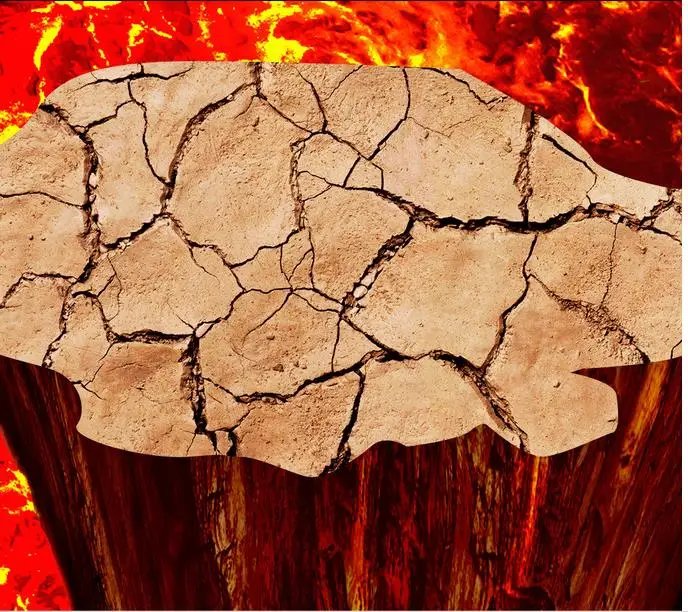 3d напольное покрытие вулканический уличный парк magma 3D напольная живопись обои