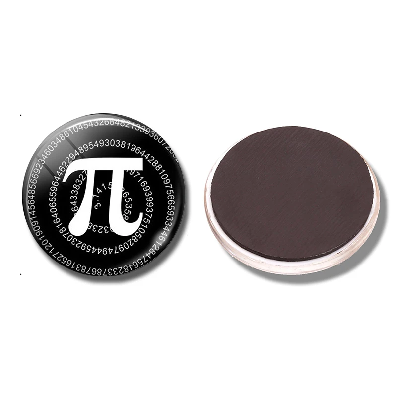 Pi Math 30 мм магнит на холодильник Geek студенческий подарок для учителя стеклянный