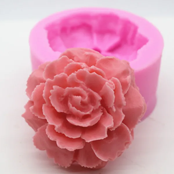 

C801Carnation hand soap mold cake cake mould
