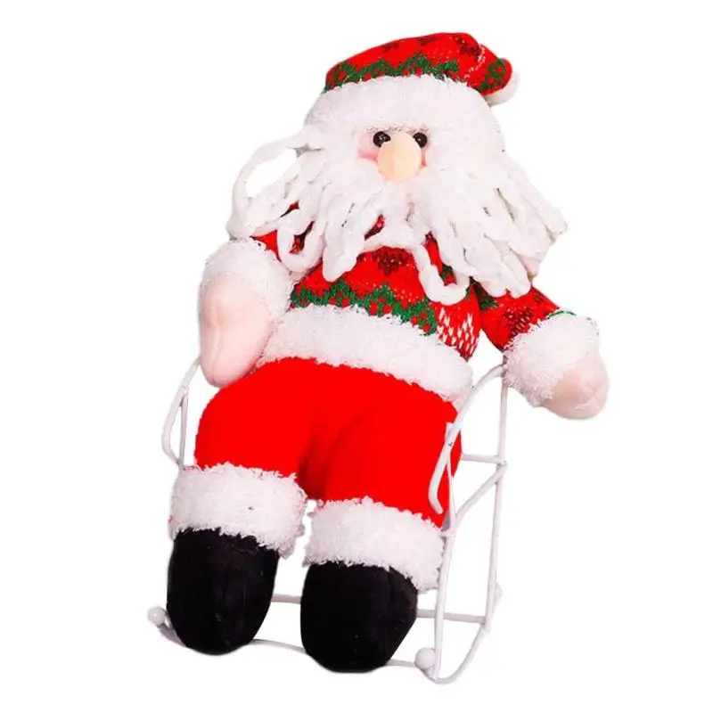 Новогодние товары кресло-качалка Санта Клаус куклы украшения для дома Xmas
