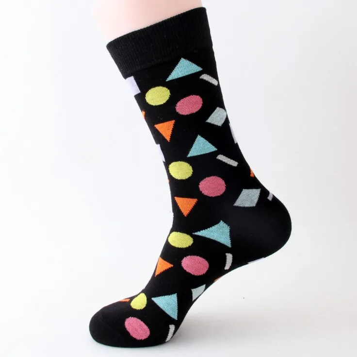 Геометрический дезодорант пота забавные Женские носочки уличная Sox Harajuku на
