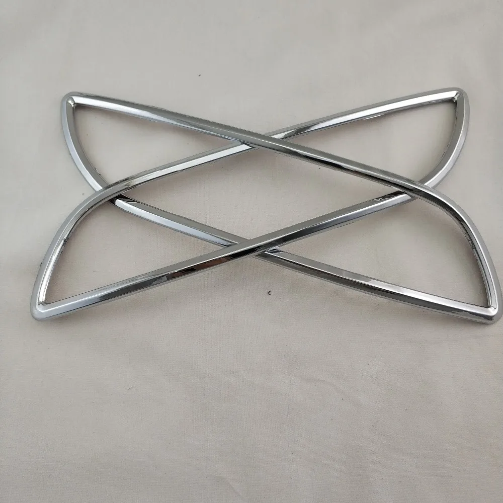 Для Lexus XU30 RX330 RX350 2003-2008 противотуманных фар Крышка отделка ABS хром 4 шт. передний задний противотуманный светильник крышка автомобиля-аксессуары для укладки