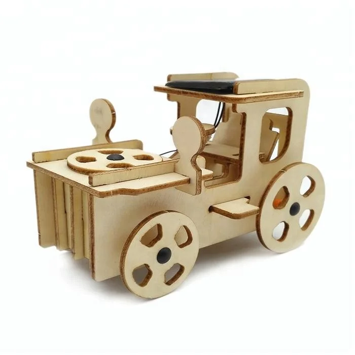 

New Design Solar Car Kids Wooden 3D Puzzle