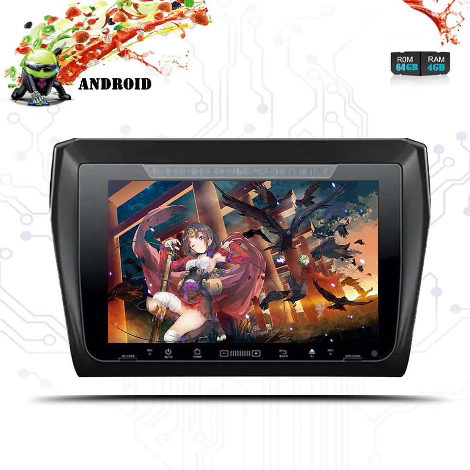 Авторадио Android 9 0 4 Гб RAM Автомобильный Dvd плеер для 16 2017 2018 Suzuki Swift авто мультимедиа